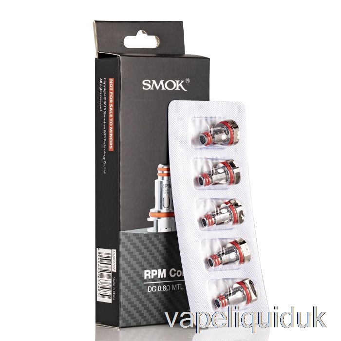 SMOK RPM Replacement Coils 0.8ohm RPM DC MTL Coils Vape Juice